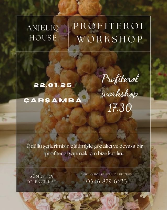 Profiterole Workshop on January 22 at Soul of Kitchen