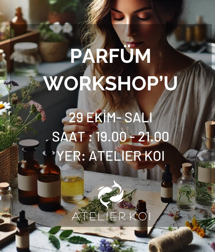Perfume Workshop at Atelier Koi on September 27th
