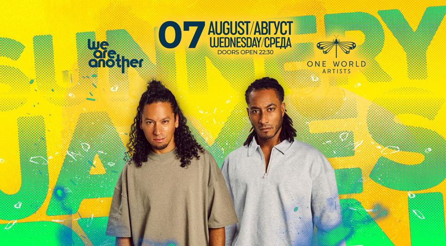 Sunnery James & Ryan Marciano выступят 7 августа вечером на сцене Club İnferno в Кемере