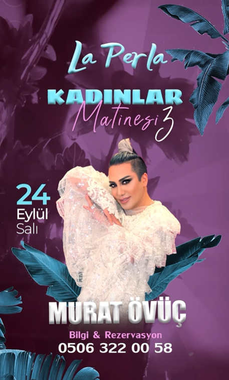 24 Eylül La Perla Restoran'da Murat Övüç