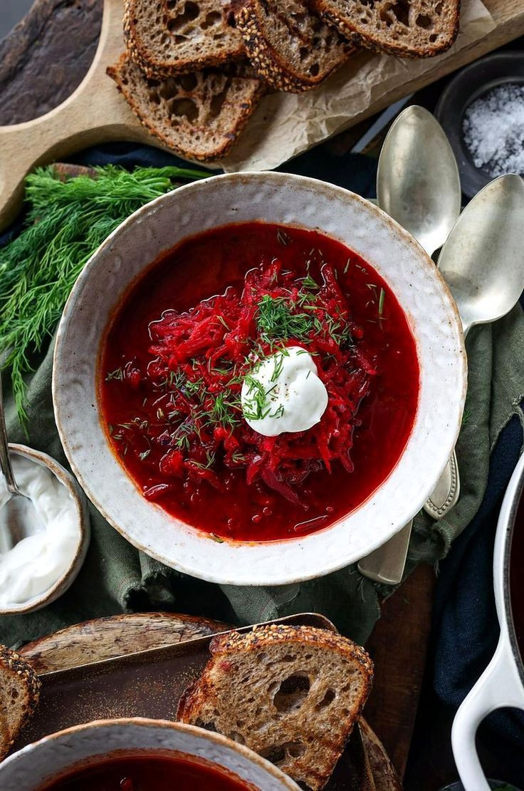Every Weekend at Break Cafe in Alanya — Homemade Borscht with Pampushki!