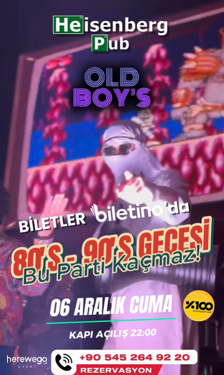 December 6th Old Boy's at Heisenberg Pub