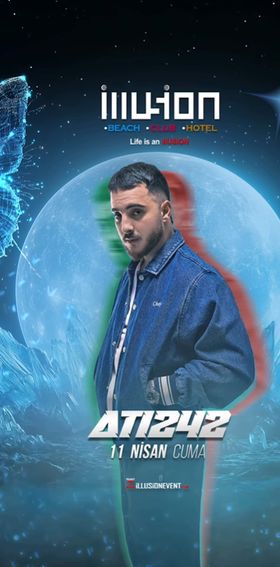 11 Nisan Ati242 İllusion Event Hall'da