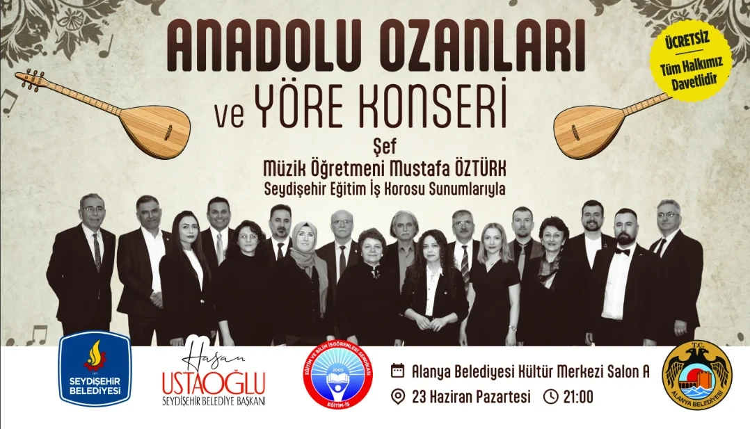 Anatolian Bards and Local Music Concert – Alanya Cultural Center