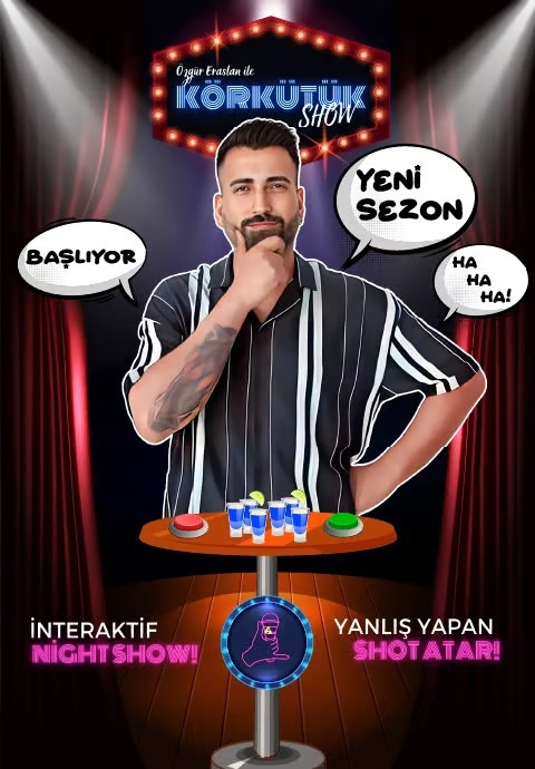 “Körkütük Show” Cheers and Competition Live in Alanya