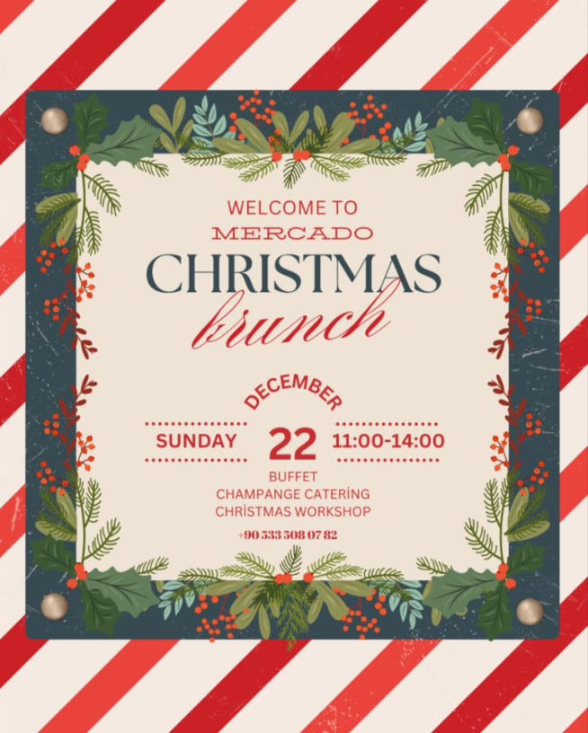 December 22: Christmas Brunch and New Year's Decoration Workshop at Mercado Anjeliq