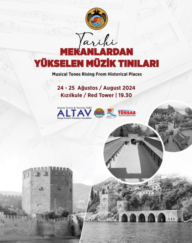 24-25 Ağustos tarihlerinde Kızılkule’de Tarihi Mekanlardan Yükselen Müzik Tınıları Konserleri