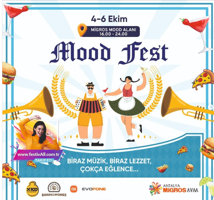 4-6 Ekim Antalya'da Mood Fest