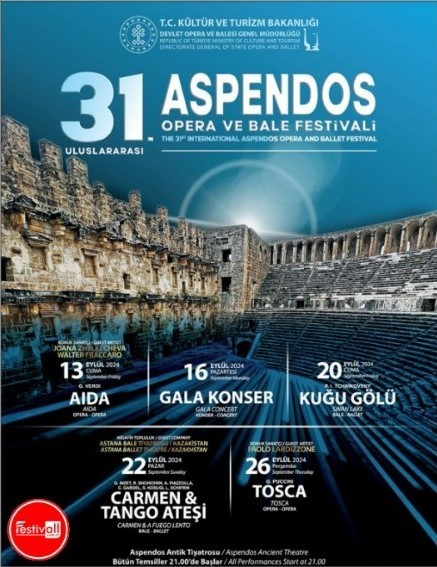 13-26 Eylül 31.Uluslararası Aspendos Opera Ve Bale Festivali