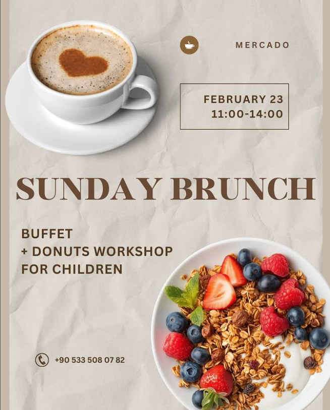 February 23 traditional Sunday brunch at Mercado Anjeliq