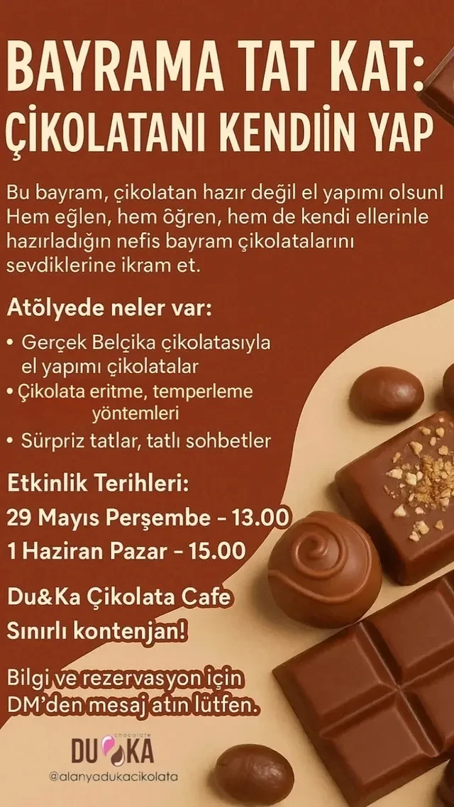 Special Holiday Chocolate Workshop for Adults
