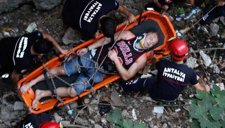 A rescue operation that rivals scenes from a movie