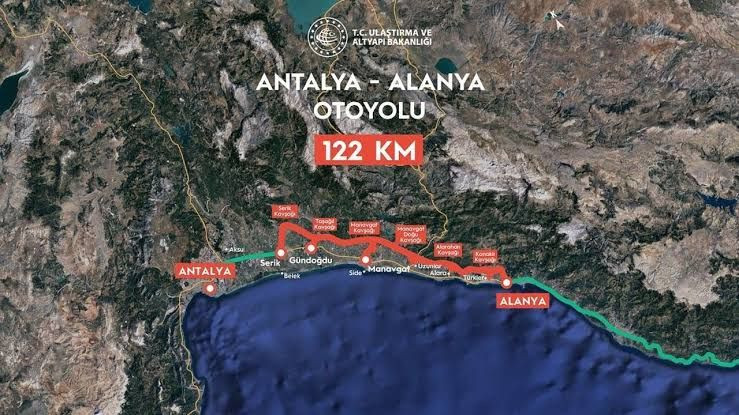 Antalya-Alanya otoyolunda yine rötar