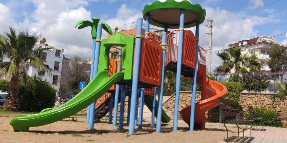 Playground with tables