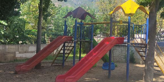 Playground with park