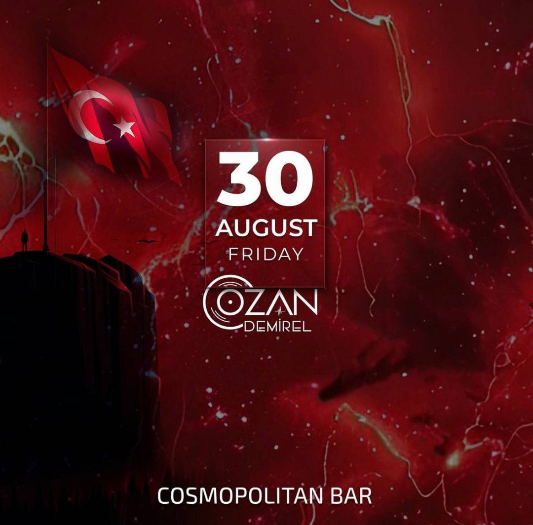 30 Ağustos Cosmopolitan Bar Alanya'da DJ Ozan