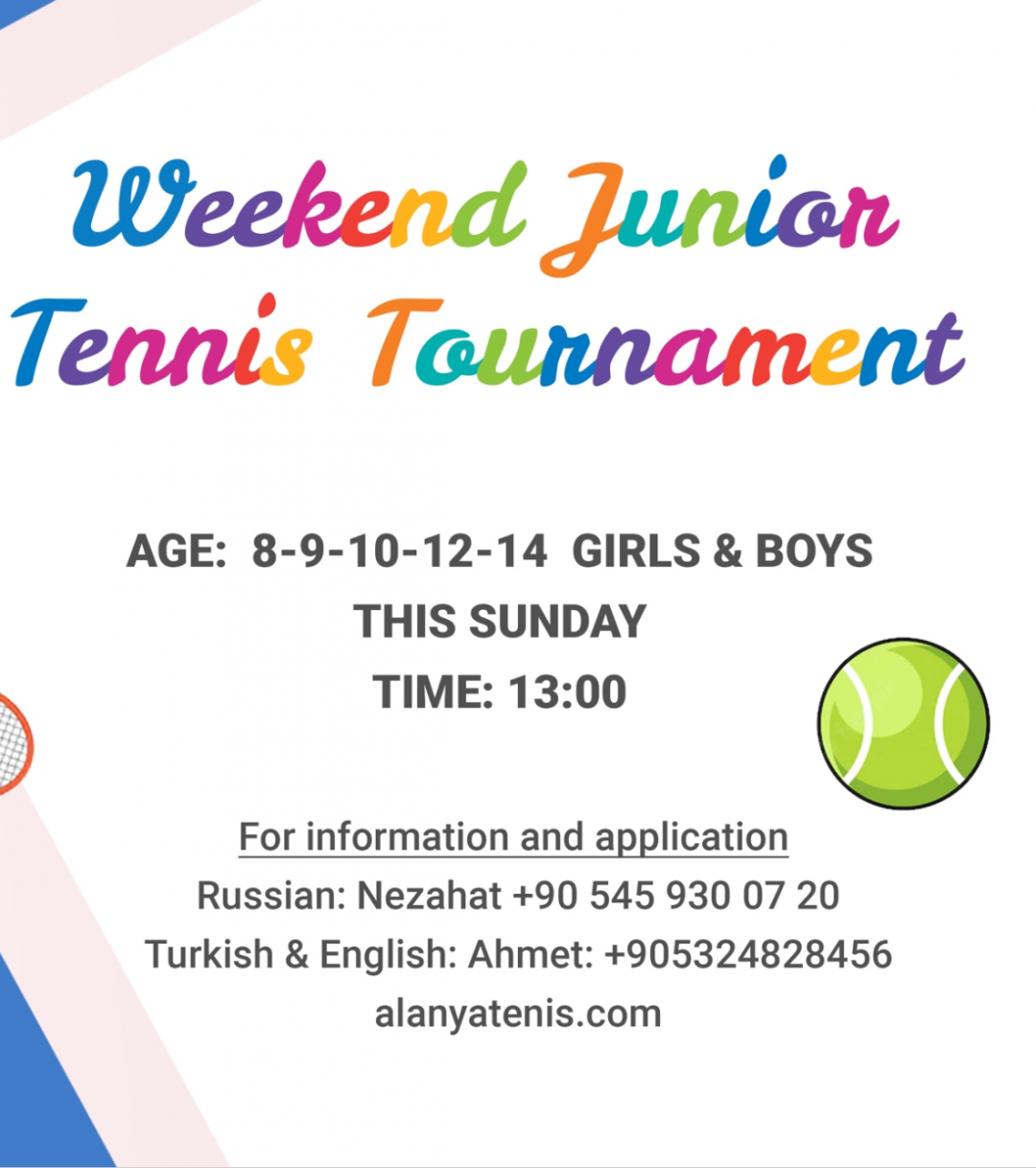 JUNIOR TENNIS CUP