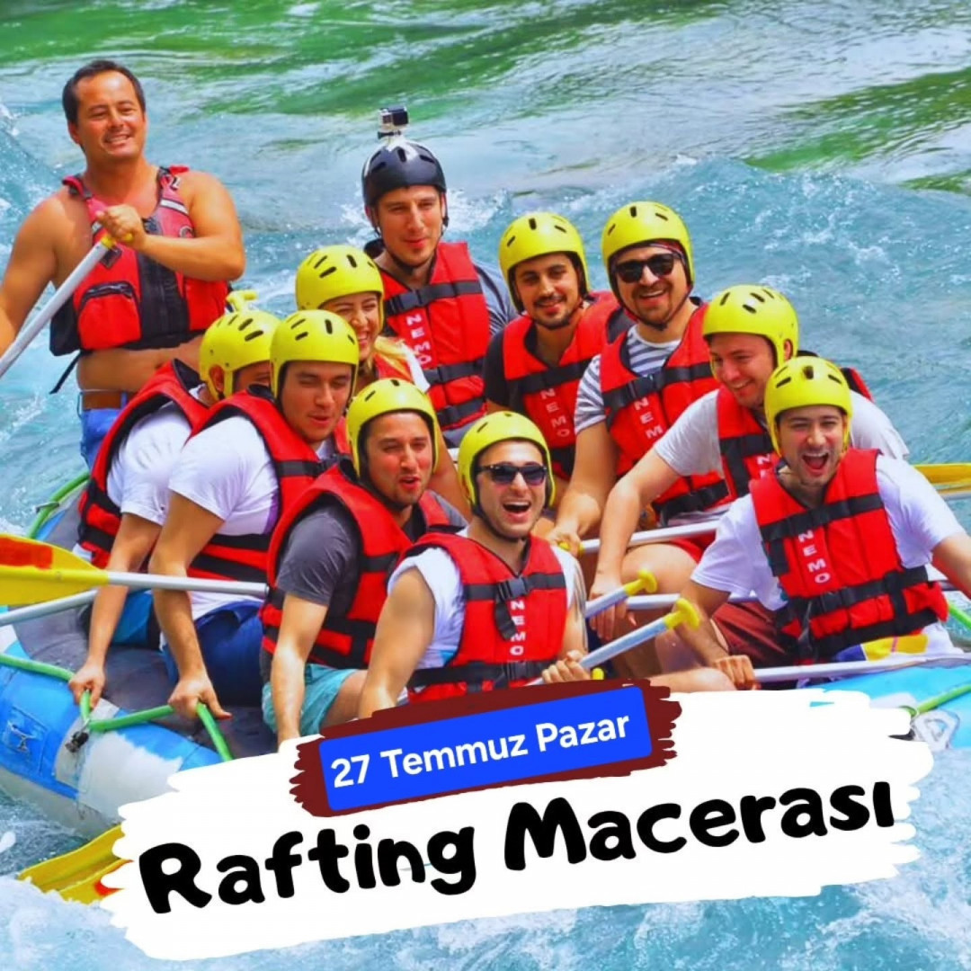 Köprülü Kanyonda Macera Dolu Rafting Etkinliği – 27 Temmuz 2025
