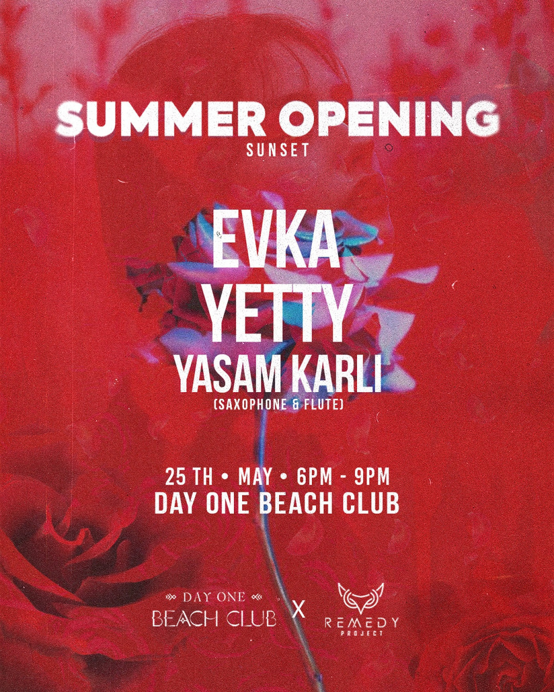 Событие Sunset 25 мая: YETTY, EVKA, Yashar MOGHADDAM и другие в Day One Beach Club