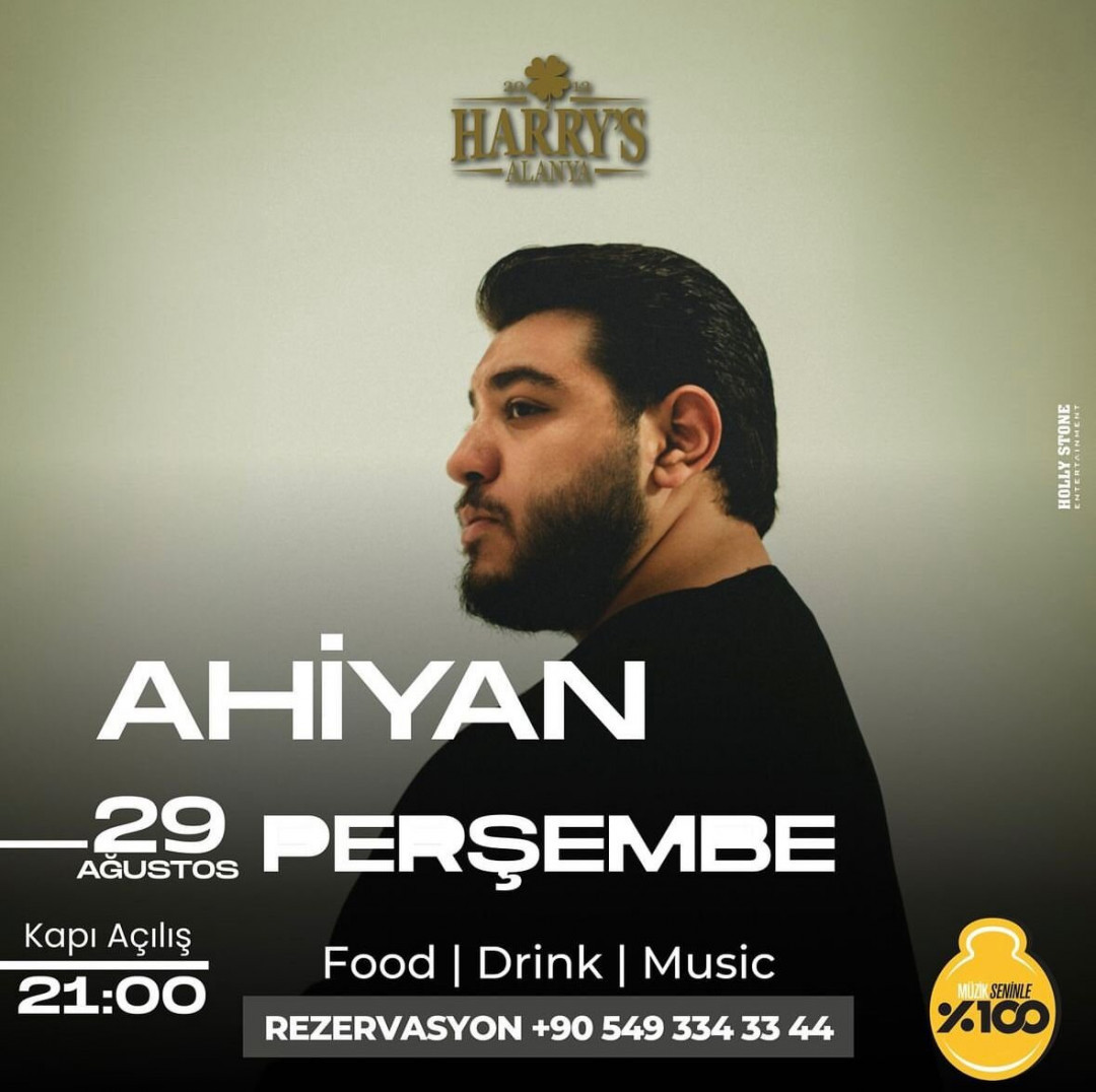 29 Ağustos Harry's Sahnesinde Ahiyan perfomansı