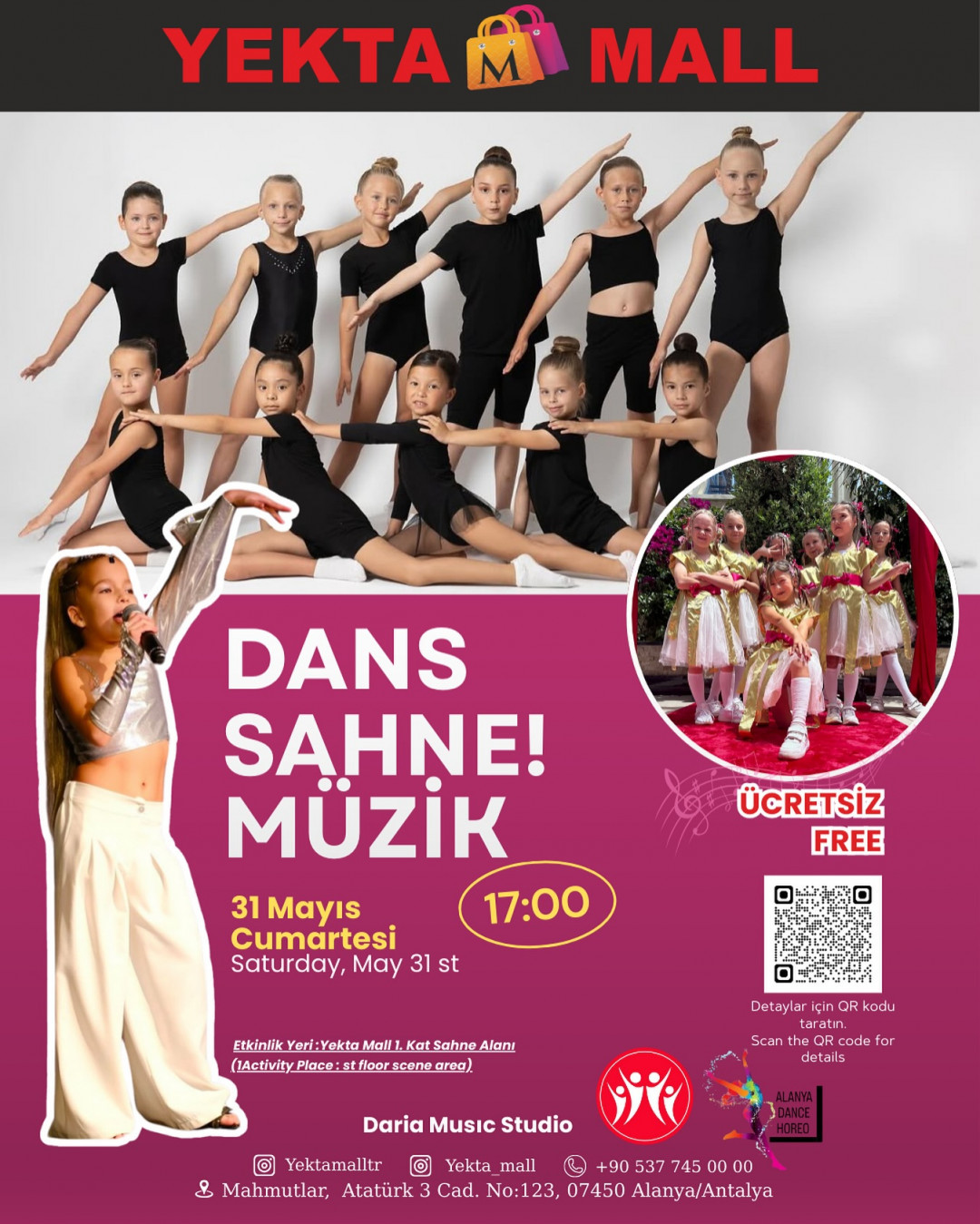 A Day Full of Dance and Music – May 31 at Yekta MALL