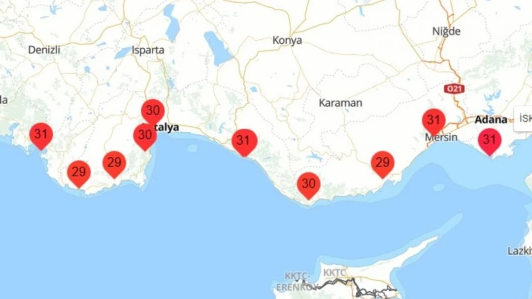 Big Trouble for Antalya, Adana, and Mersin! Waters in the Mediterranean Have Warmed Up