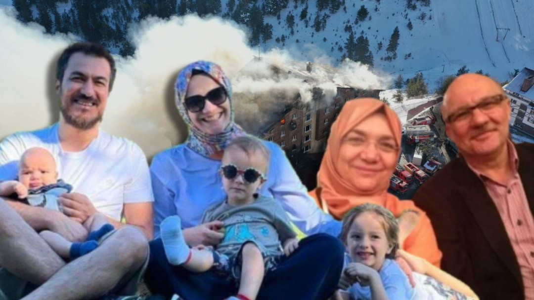 Kartalkaya otel yangınında kahreden detay: 7 kişilik aile hayatını kaybetmiş