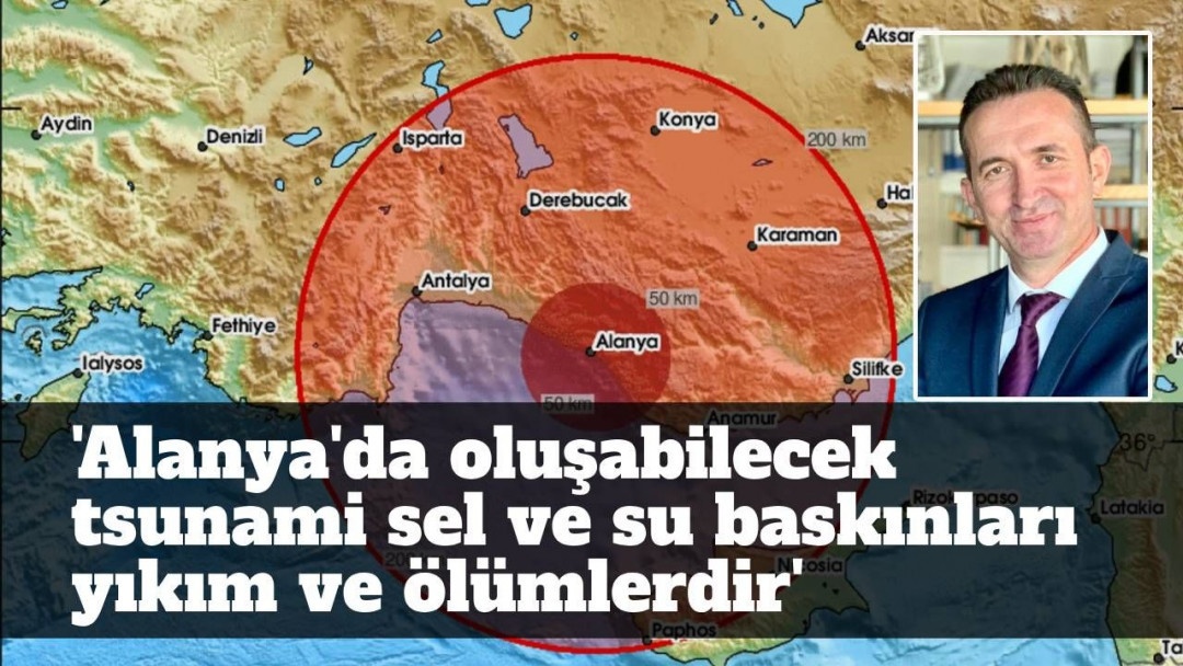 In Alanya, potential tsunamis, floods, and inundations could result in destruction and loss of life