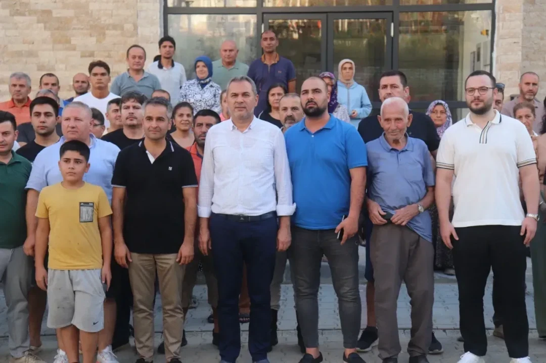 Alanya'da TOKİ sakinlerinden "Aidat" eylemi