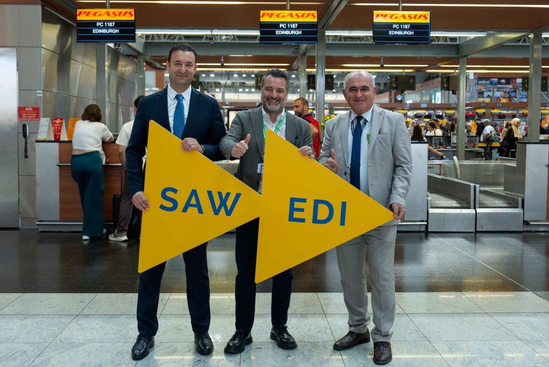 New route from Sabiha Gökçen to Edinburgh, the capital of Scotland