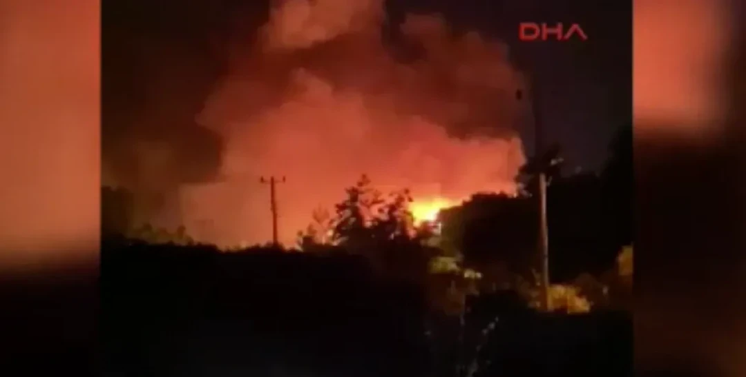 Antalya is on fire! The intervention is ongoing