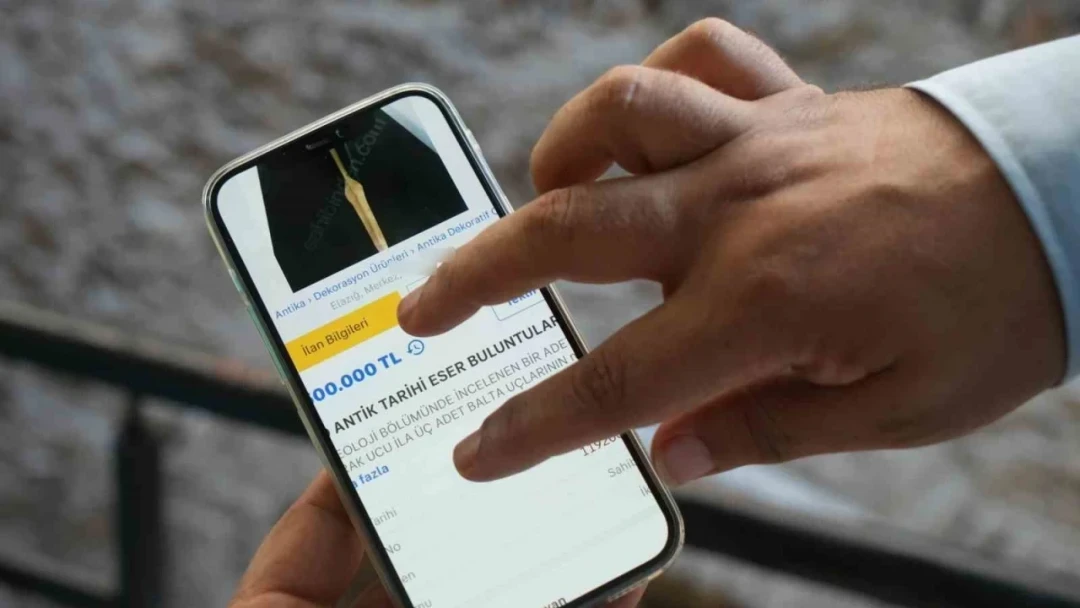 İhbar Antalya'ya geldi! Tarihi eseri sahibinden.com'da satışa çıkardılar